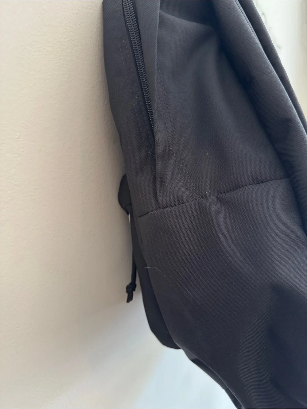 Jansport Black Everyday Backpack with Blue Logo Patch